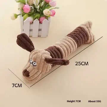 Squeaky Plush Chew Toy for Pet Training & Play_CWMM5390