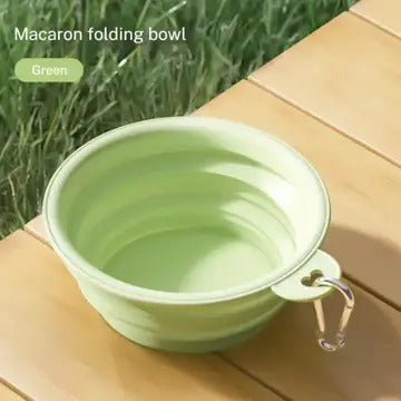 Travel Dog Water Food Bowl Collapsible_CWMM6222
