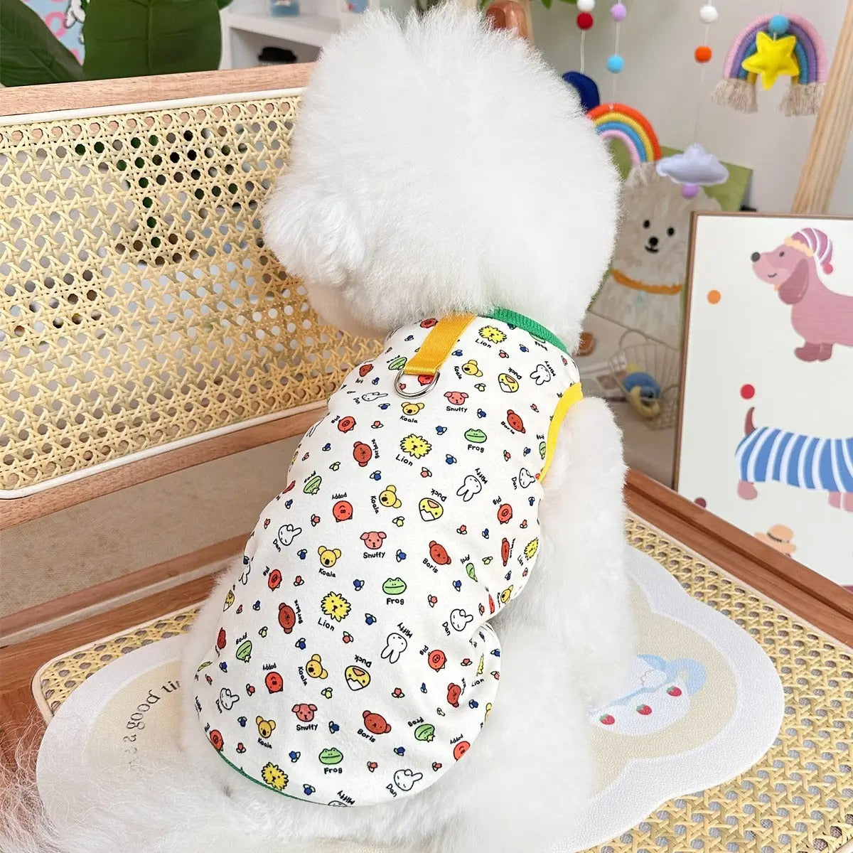 Summer Pet Vest – Soft Cotton Dog Vest_CWMM5849
