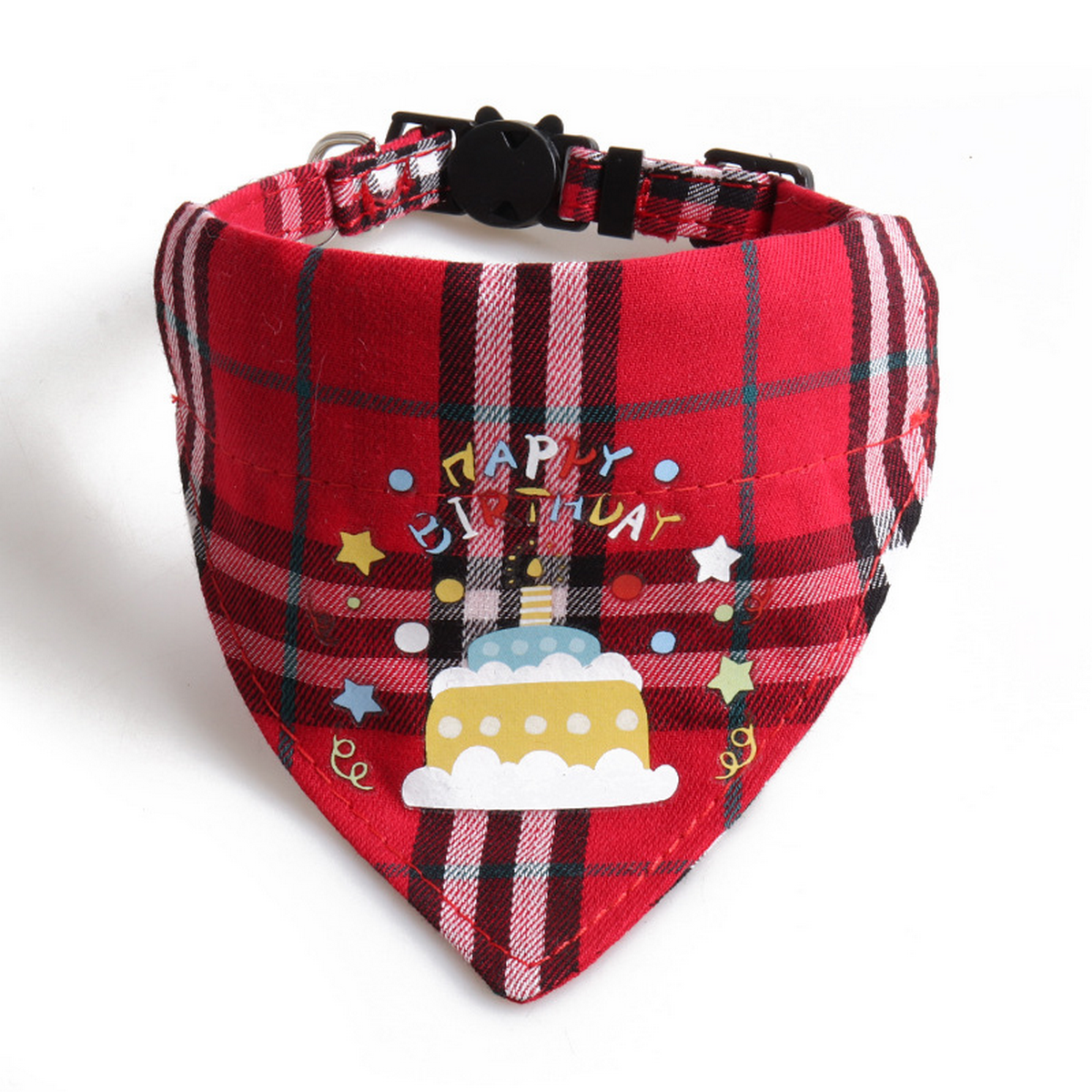 Cat Collar Set – Birthday Bow & Triangle Scarf_CWMM7768