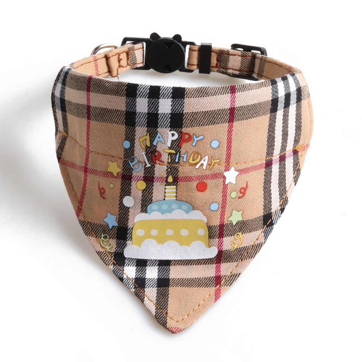 Cat Collar Set – Birthday Bow & Triangle Scarf_CWMM7768