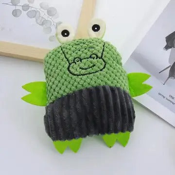 Tough Squeaky Alligator Plush Chew Toy Pet Toy_CWMM5403