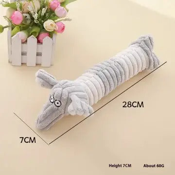 Squeaky Plush Chew Toy for Pet Training & Play_CWMM5390