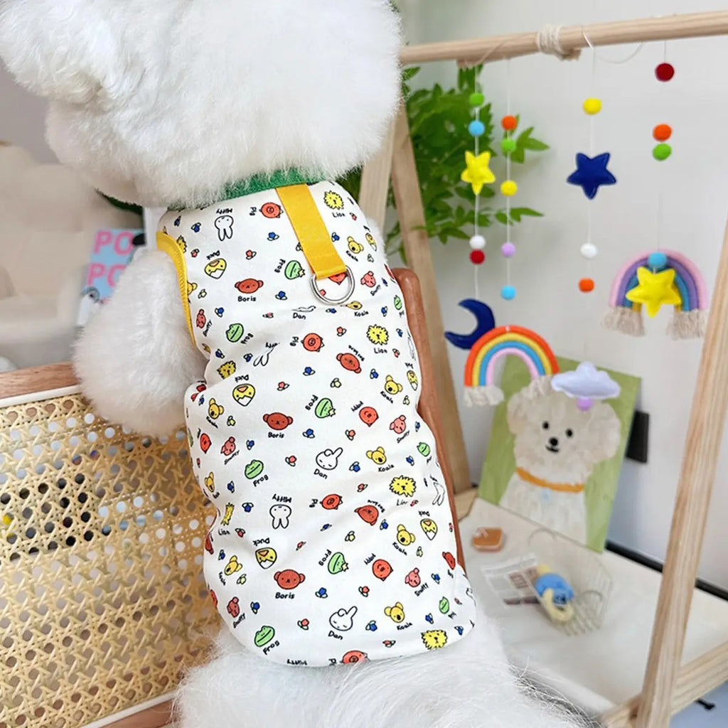 Summer Pet Vest – Soft Cotton Dog Vest_CWMM5849