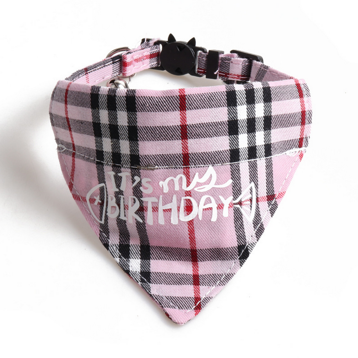 Cat Collar Set – Birthday Bow & Triangle Scarf_CWMM7768