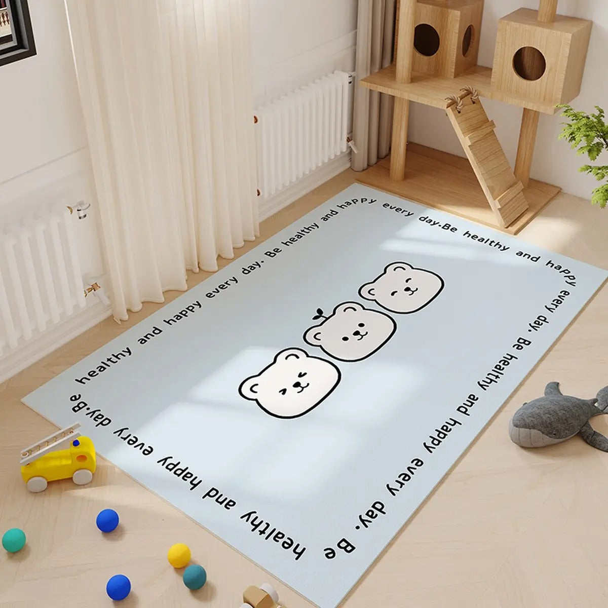 Cartoon Pet Feeding Mat – Non-Slip & Easy Clean_CWMM6075