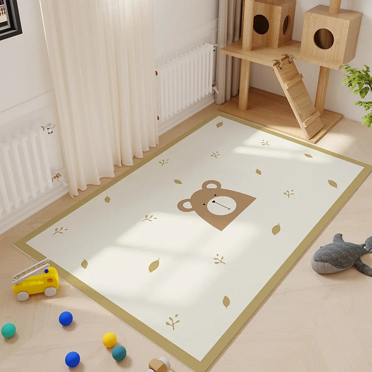 Cartoon Pet Feeding Mat – Non-Slip & Easy Clean_CWMM6075