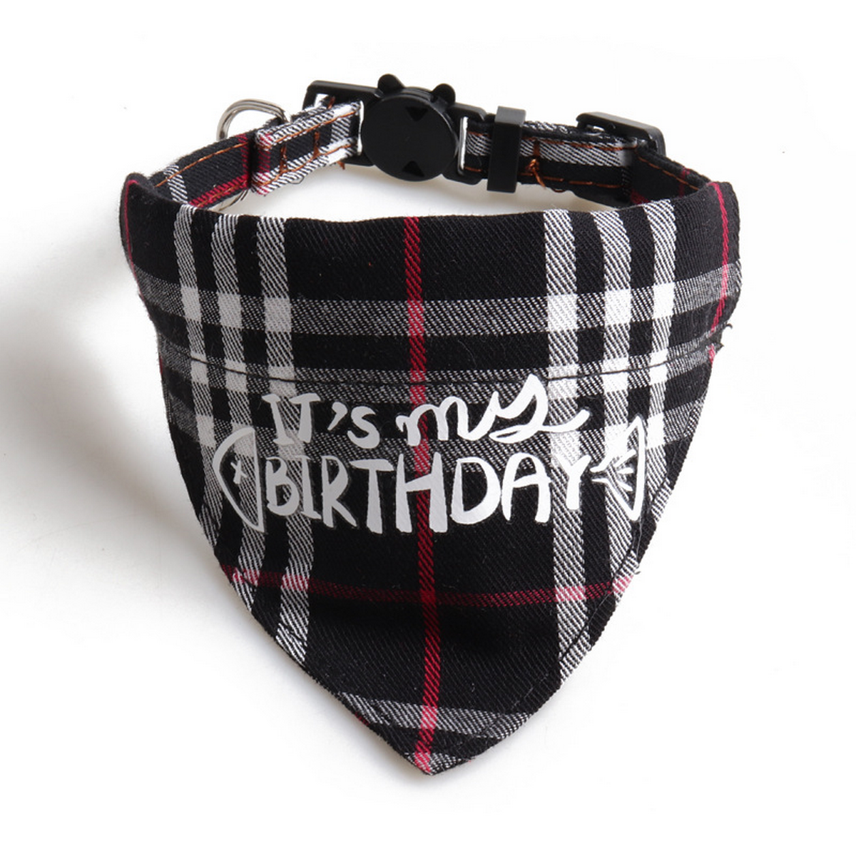 Cat Collar Set – Birthday Bow & Triangle Scarf_CWMM7768