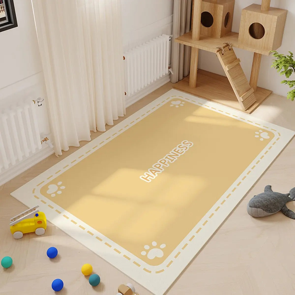 Cartoon Pet Feeding Mat – Non-Slip & Easy Clean_CWMM6075