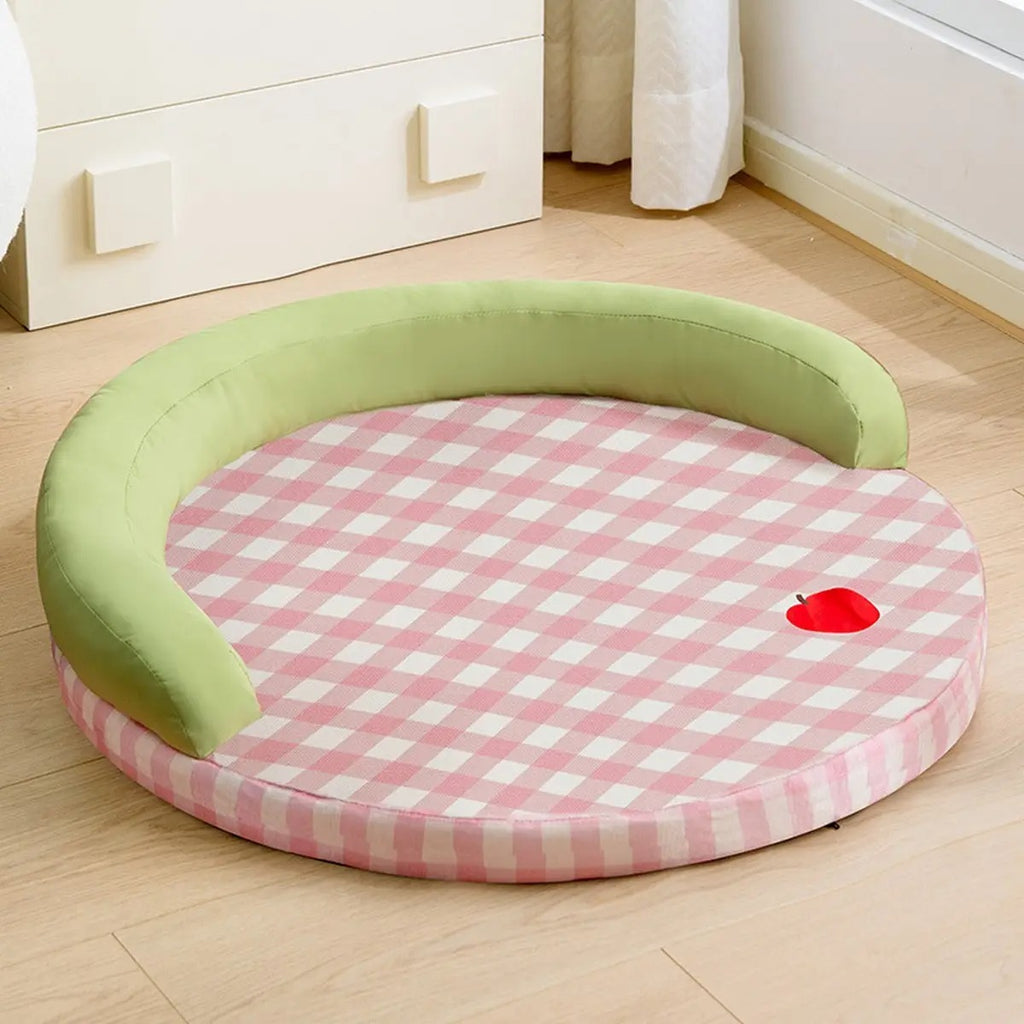 Summer Bed Round Pet Mat - Removable Cover_CWMM7000