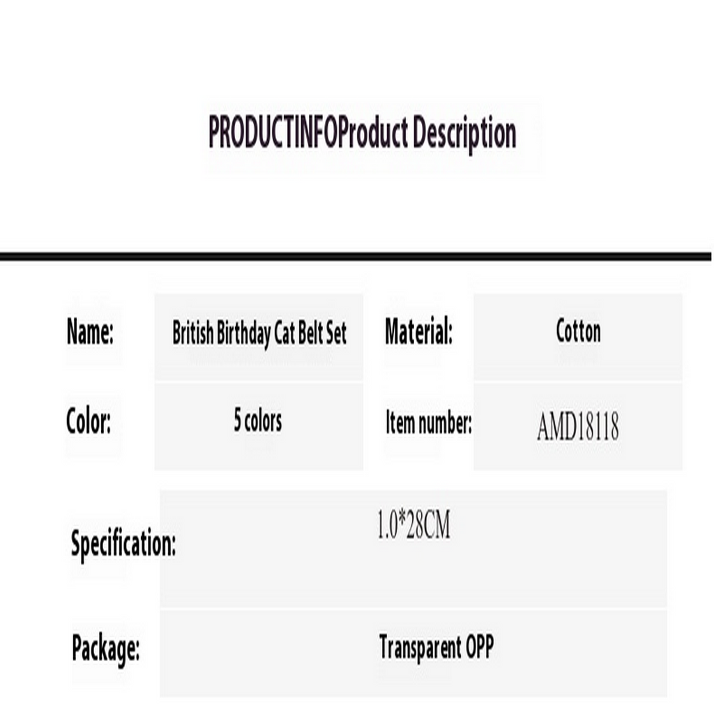 Cat Collar Set – Birthday Bow & Triangle Scarf_CWMM7768