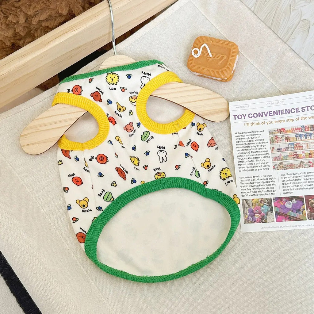 Summer Pet Vest – Soft Cotton Dog Vest_CWMM5849