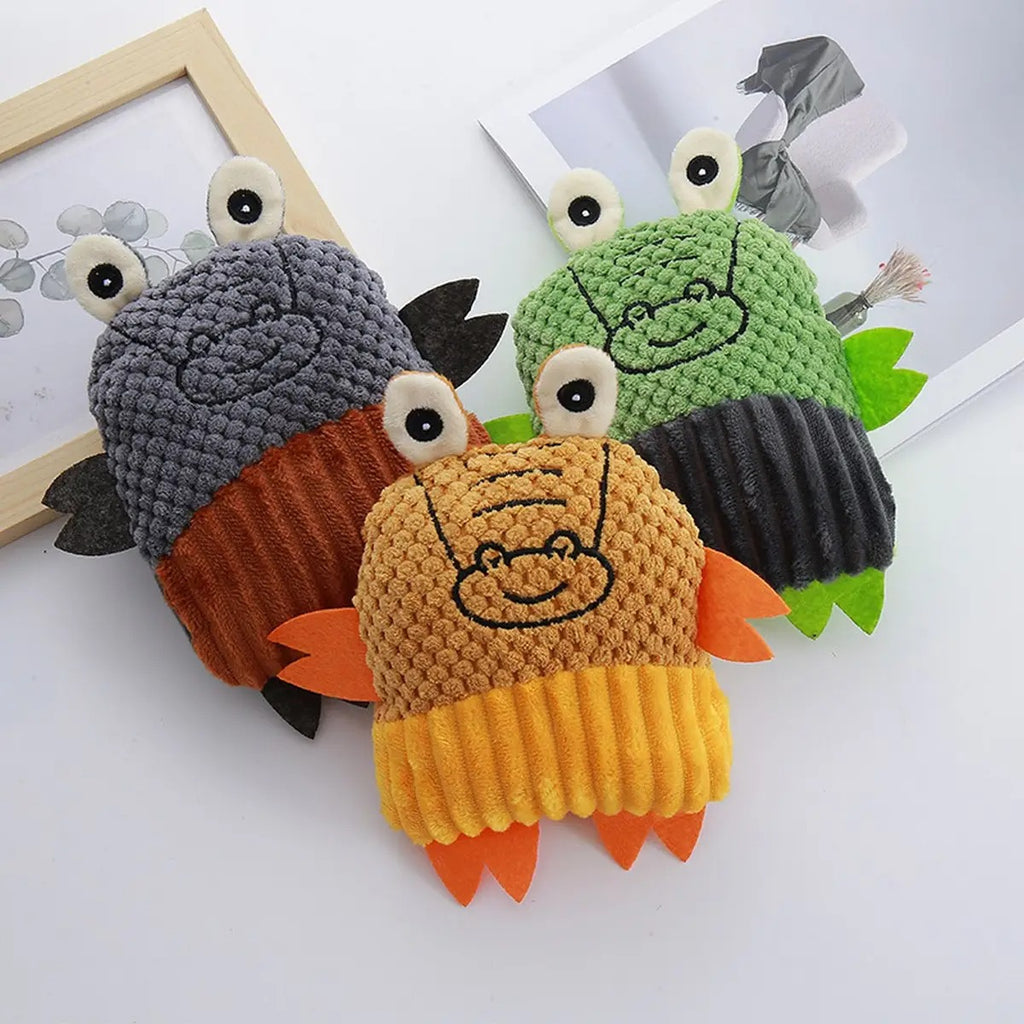 Tough Squeaky Alligator Plush Chew Toy Pet Toy_CWMM5403