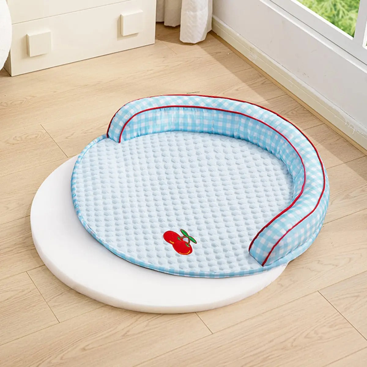 Summer Bed Round Pet Mat - Removable Cover_CWMM7000