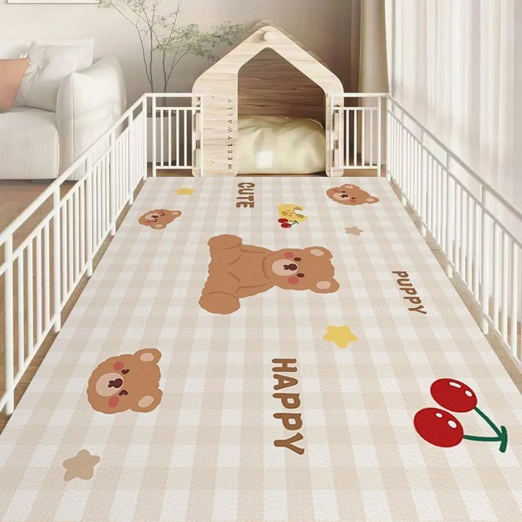 Cartoon Waterproof PVC Pet Feeding & Play Ma_CWMM6067