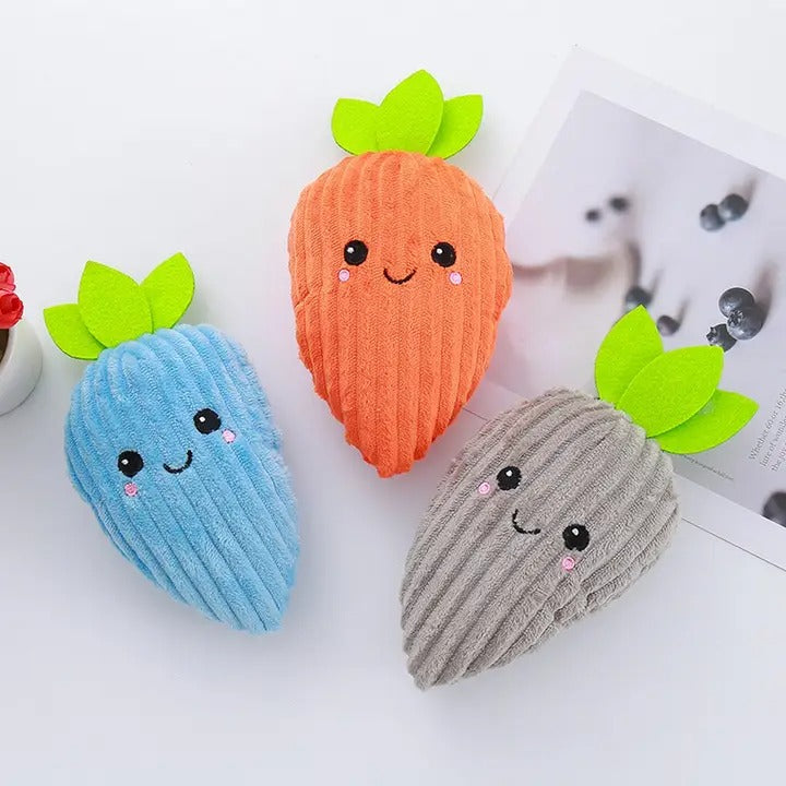 Striped Carrot Chew Pet Toy, Dental Care and Play_CWMM5394