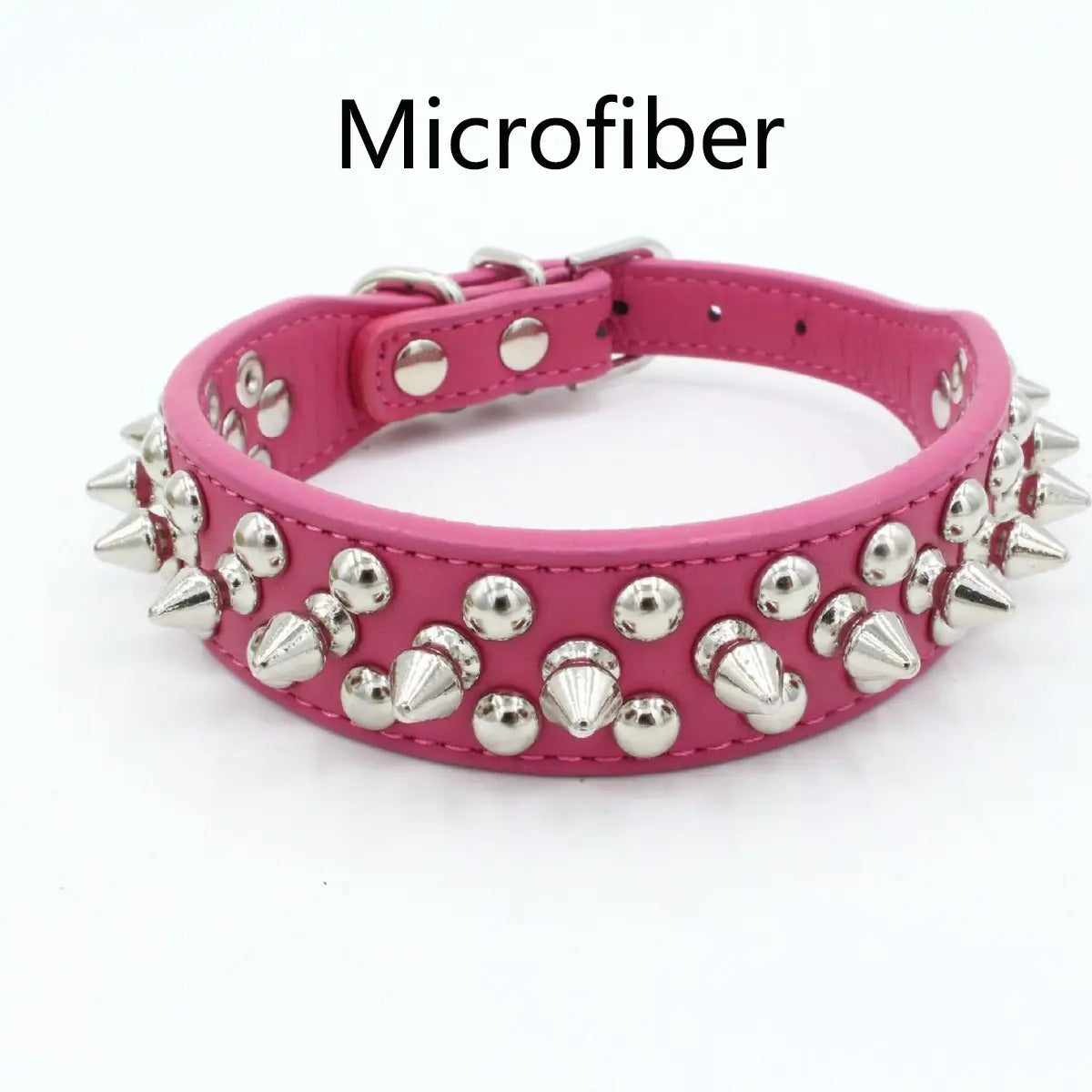 Anti-Bite Rivet Dog Collar for Large Dogs_CWMM5978