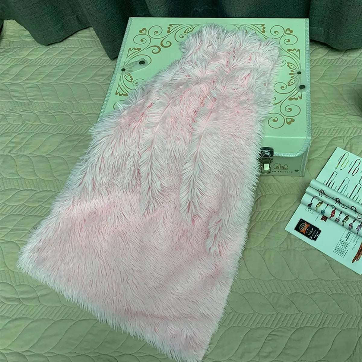 Lightweight Plush Pet Blanket for Summer_CWMM5322