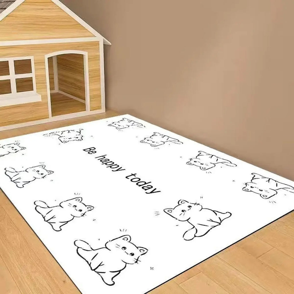 Cute PVC Pet Mat Waterproof, Non-Slip & Easy Clea_CWMM6071