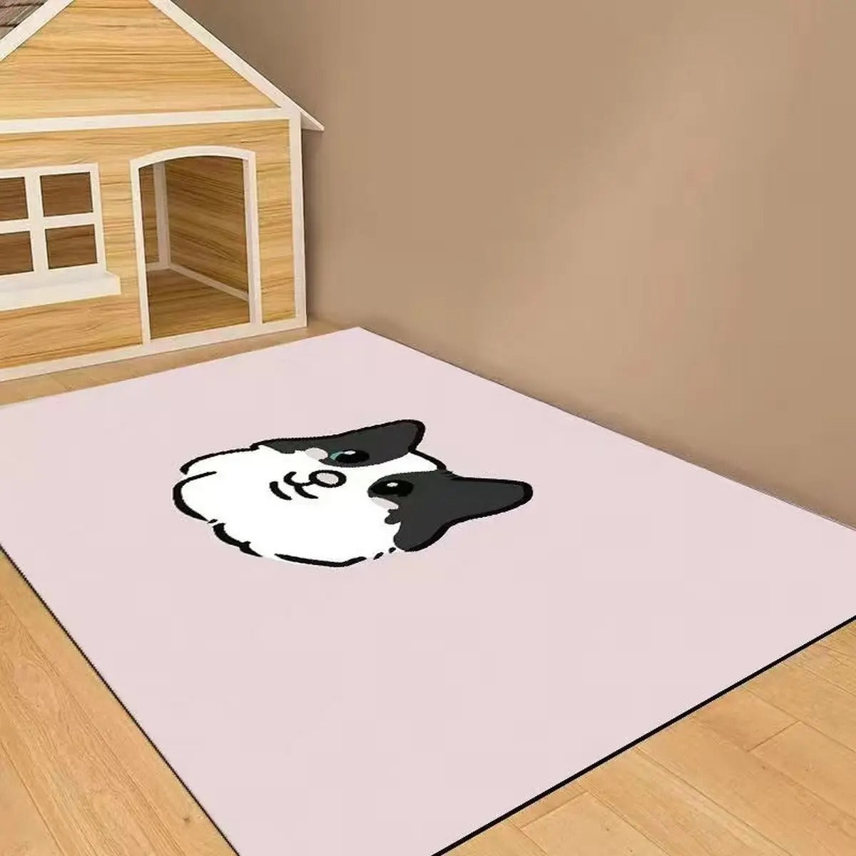 Cute PVC Pet Mat Waterproof, Non-Slip & Easy Clea_CWMM6071