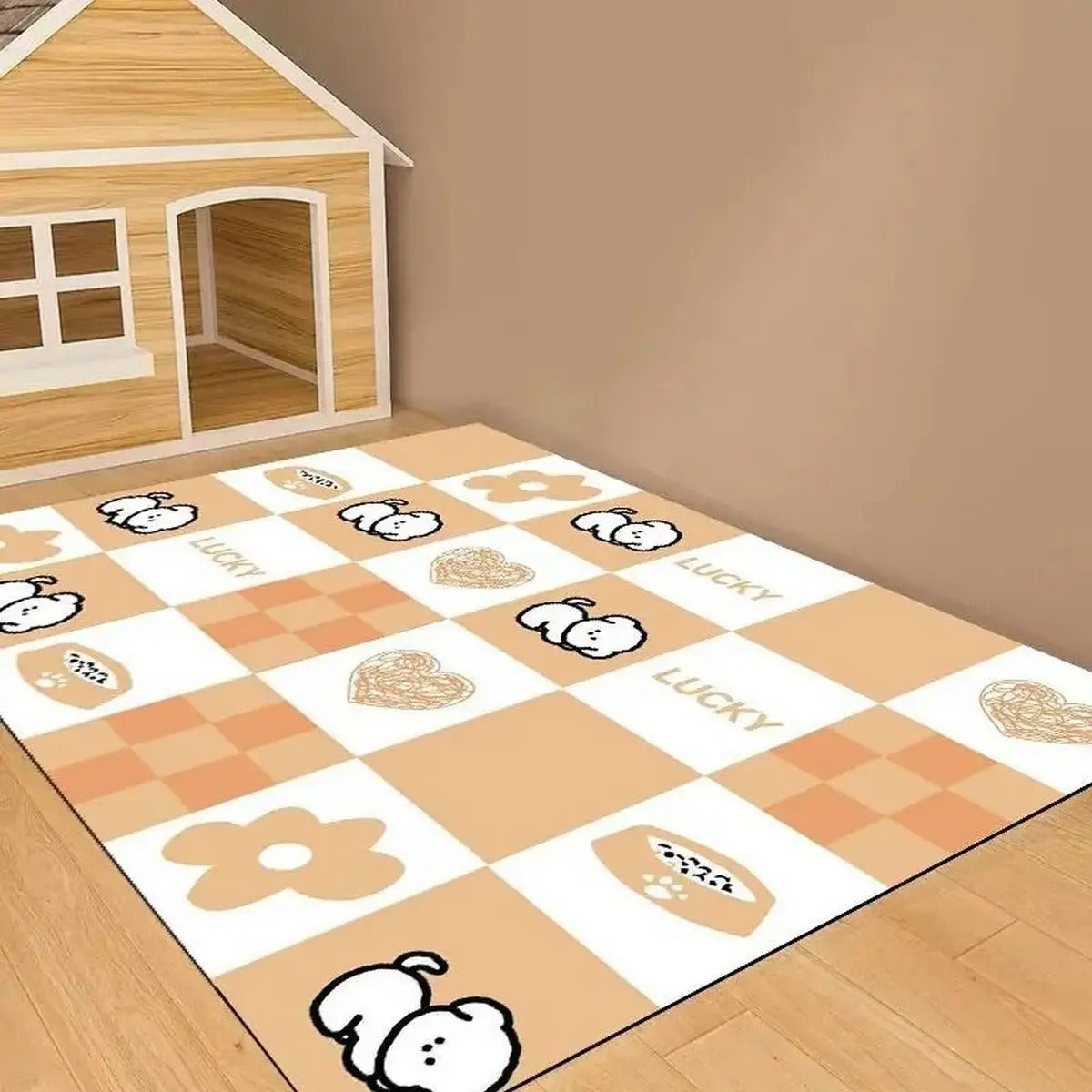 Cute PVC Pet Mat Waterproof, Non-Slip & Easy Clea_CWMM6071