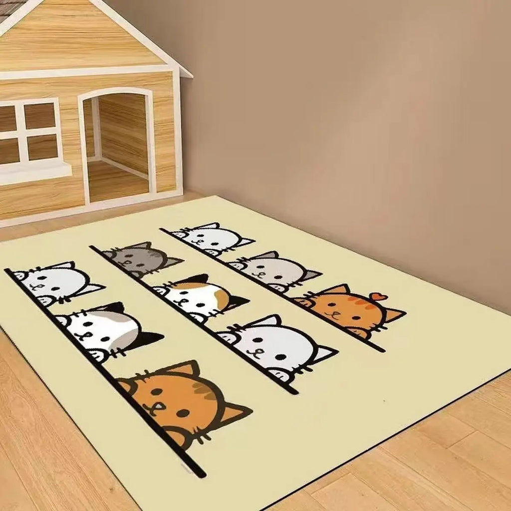 Cute PVC Pet Mat Waterproof, Non-Slip & Easy Clea_CWMM6071