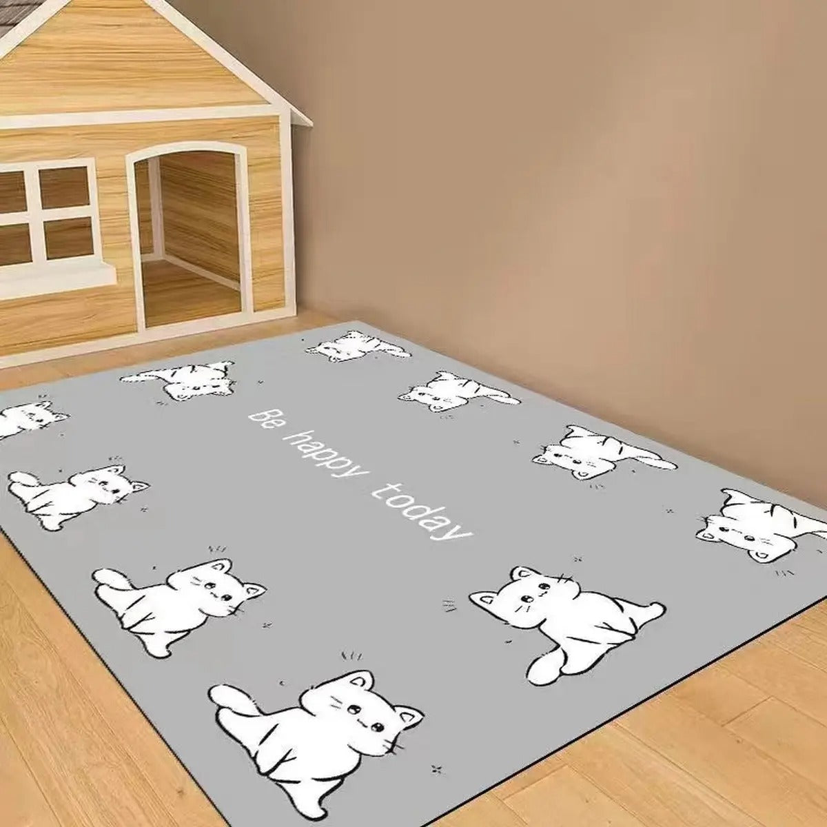 Cute PVC Pet Mat Waterproof, Non-Slip & Easy Clea_CWMM6071