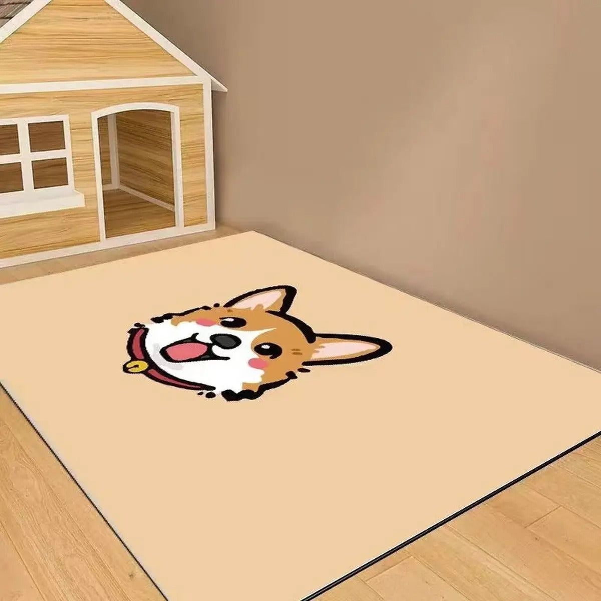 Cute PVC Pet Mat Waterproof, Non-Slip & Easy Clea_CWMM6071