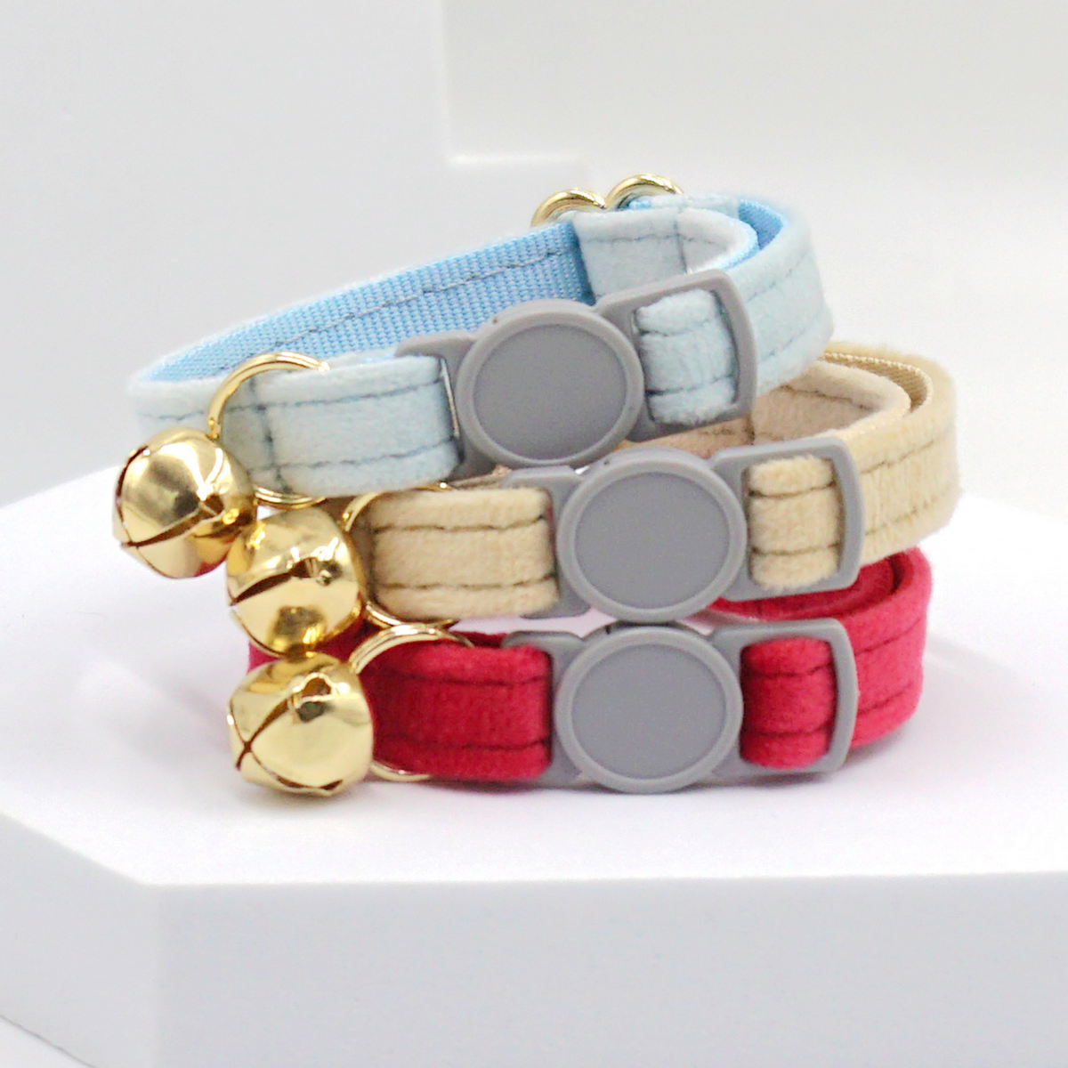 Custom Cat Collar – Bell & Engraved Name Tag_CWMM7101