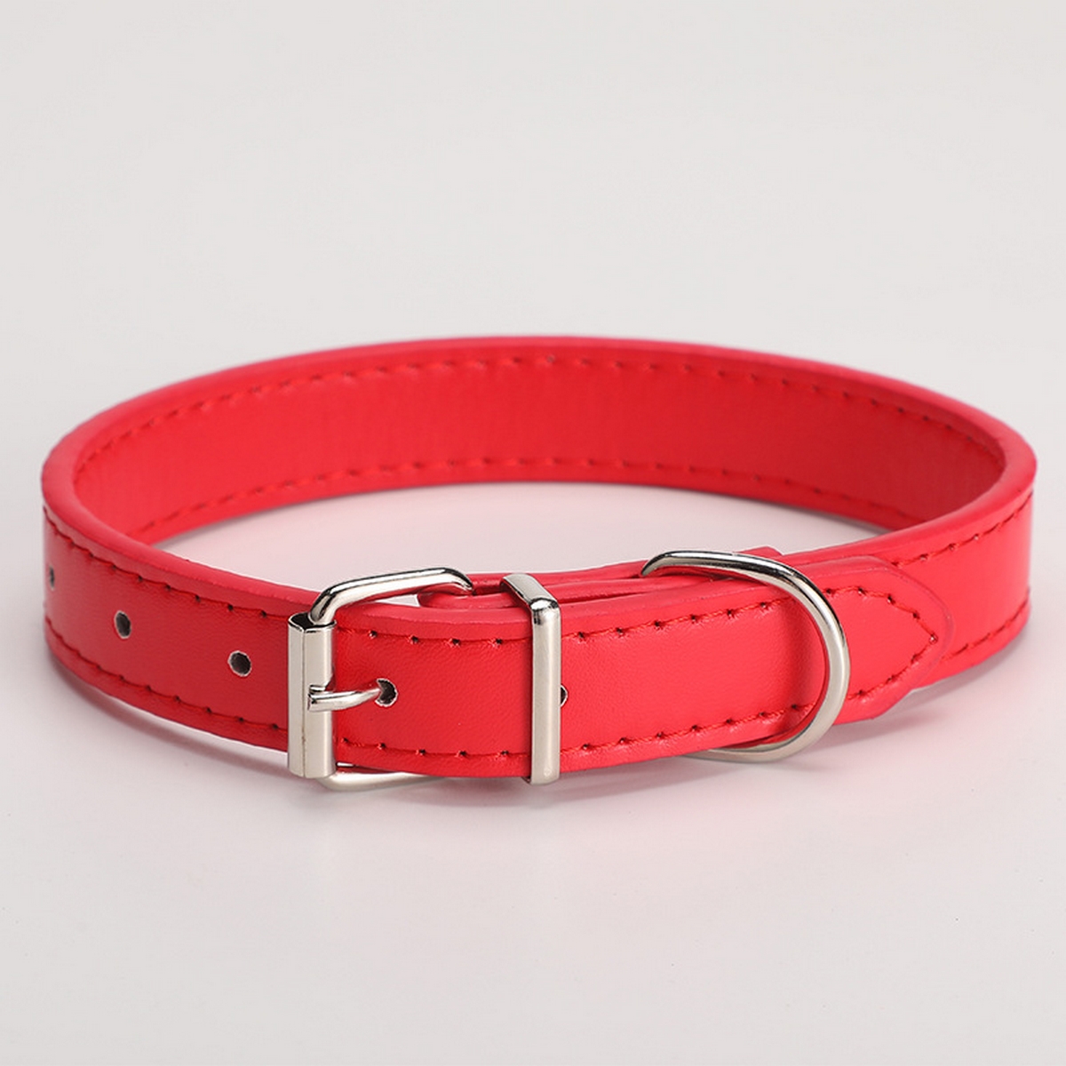 4-Season PU Pet Collar & Leash for Dogs/Cats_CWMM7426