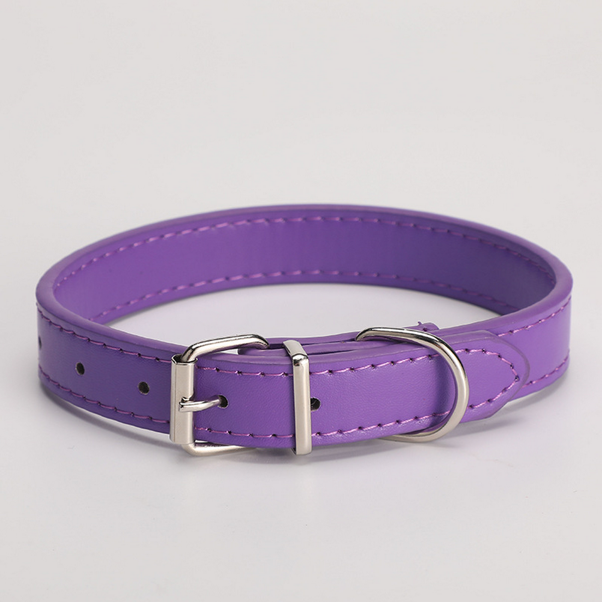 4-Season PU Pet Collar & Leash for Dogs/Cats_CWMM7426
