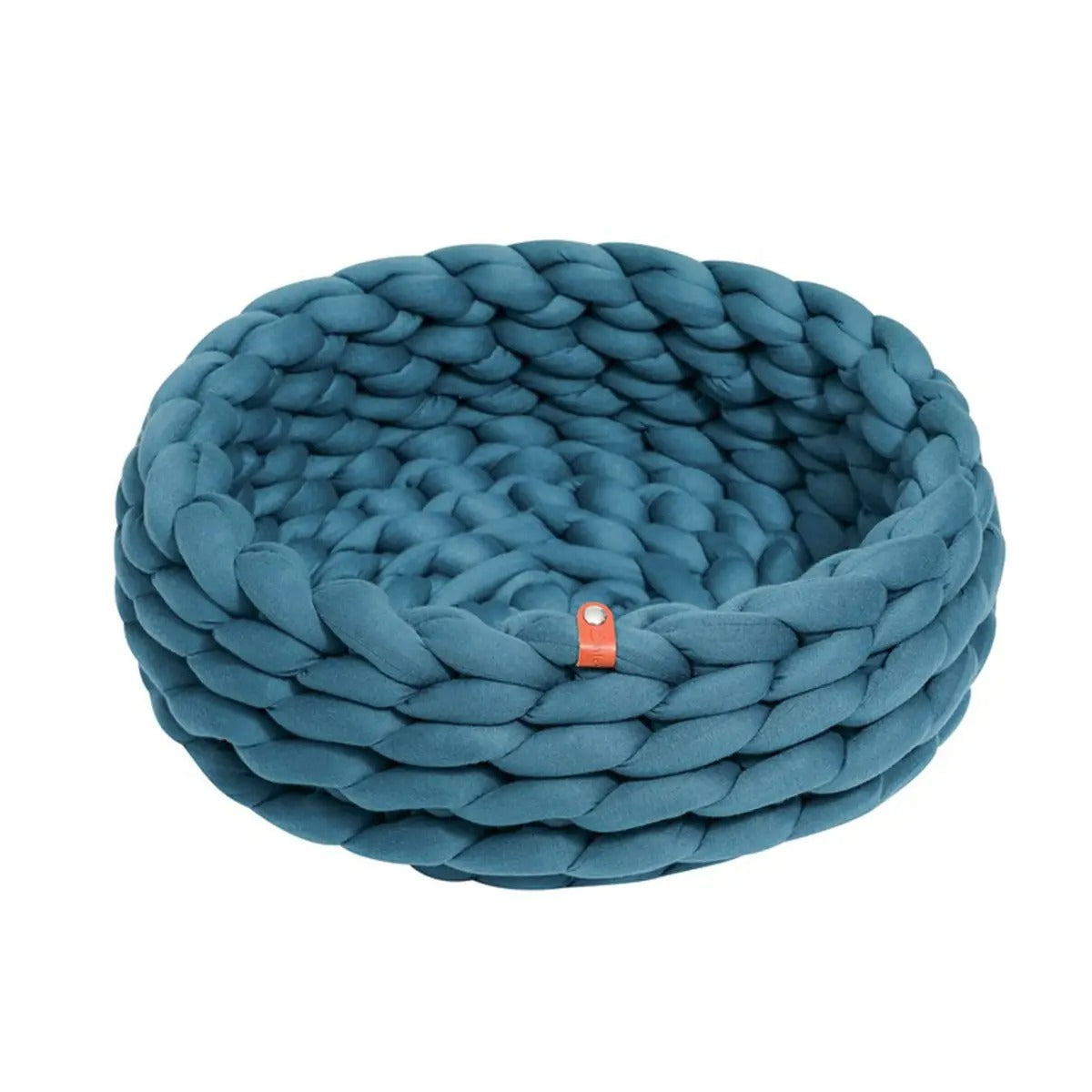 Chunky Handwoven Pet Bed, Machine Washable Cotton_CWMM6457