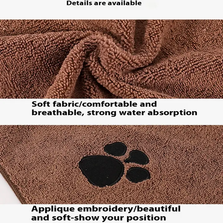 Super Absorbent Microfiber Pet Grooming Towel_CWMM7490