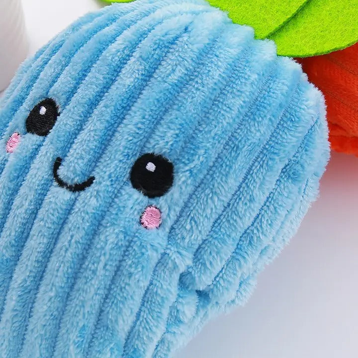 Striped Carrot Chew Pet Toy, Dental Care and Play_CWMM5394