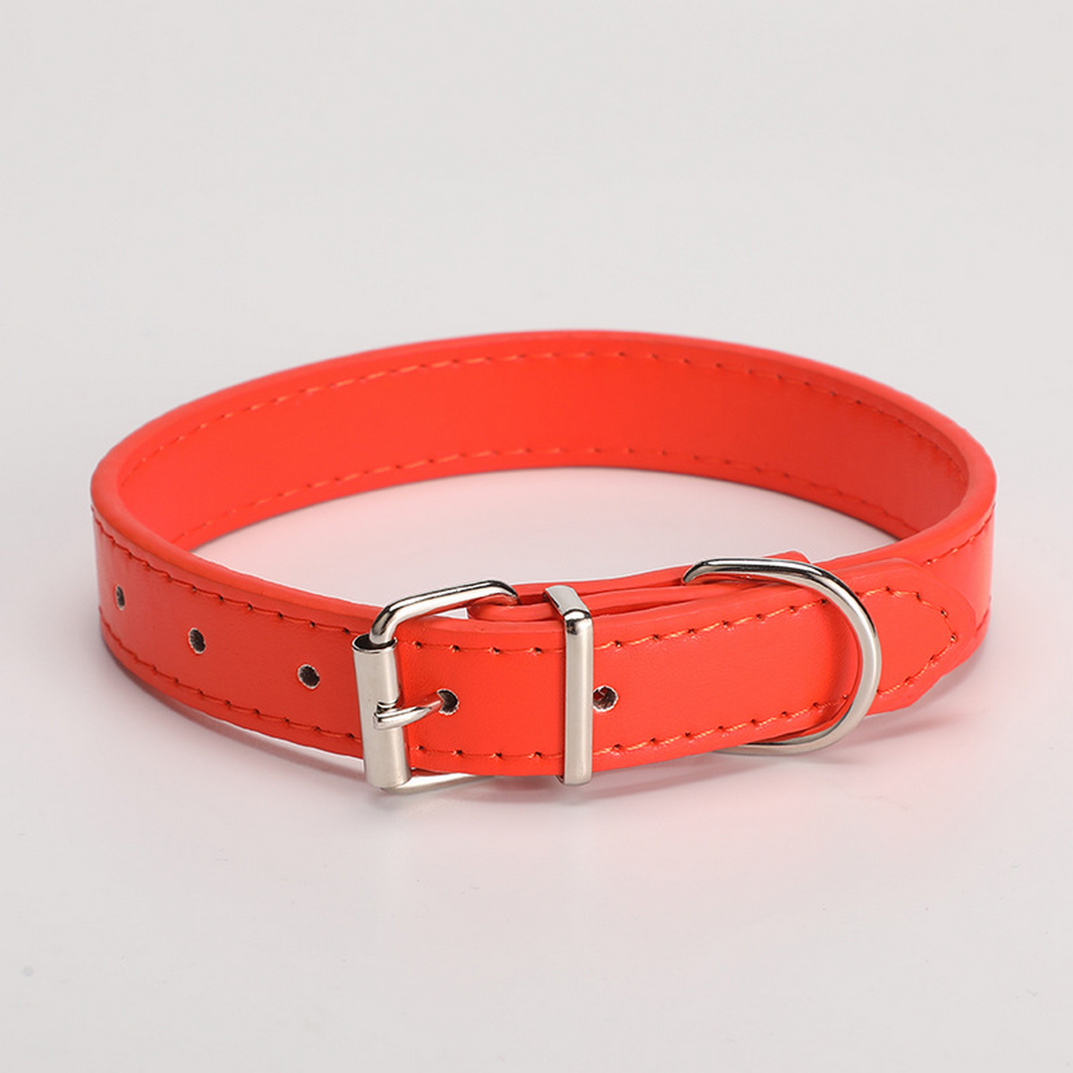 4-Season PU Pet Collar & Leash for Dogs/Cats_CWMM7426