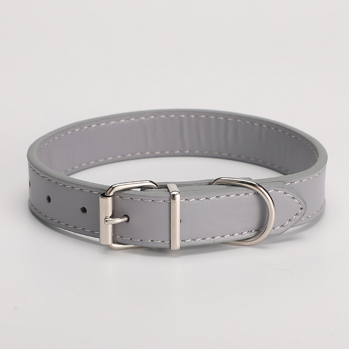 4-Season PU Pet Collar & Leash for Dogs/Cats_CWMM7426