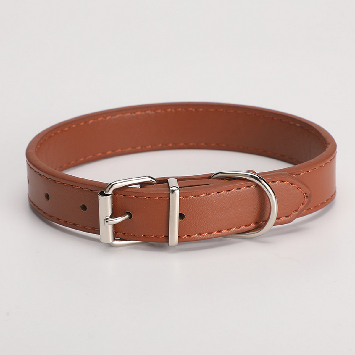 4-Season PU Pet Collar & Leash for Dogs/Cats_CWMM7426