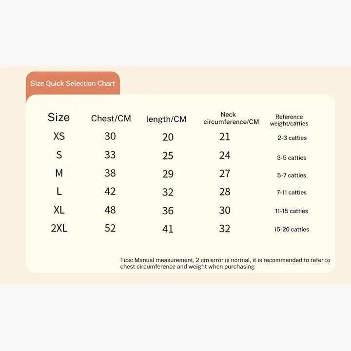 Summer Pet Vest – Soft Cotton Dog Vest_CWMM5849