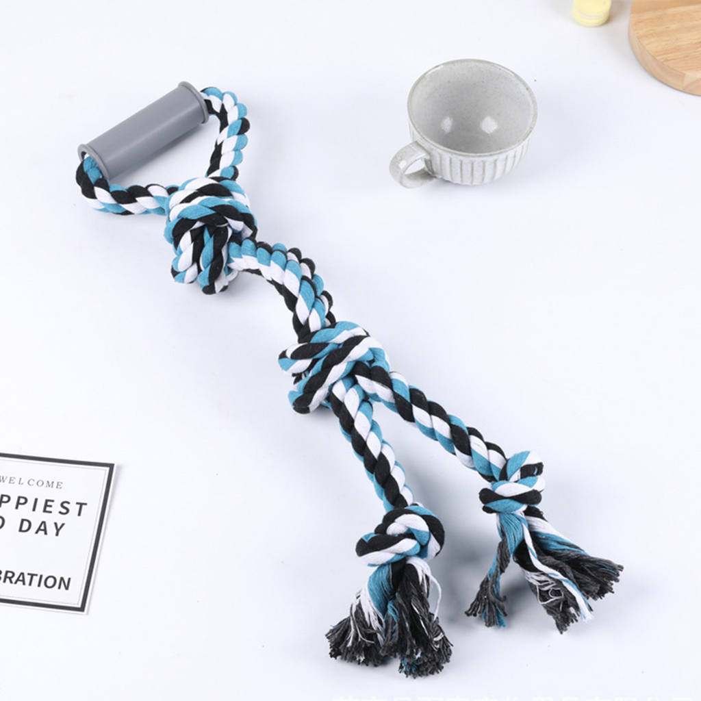 Large Dog Chew Rope Toy – Durable Dental Toy_CWMM8074