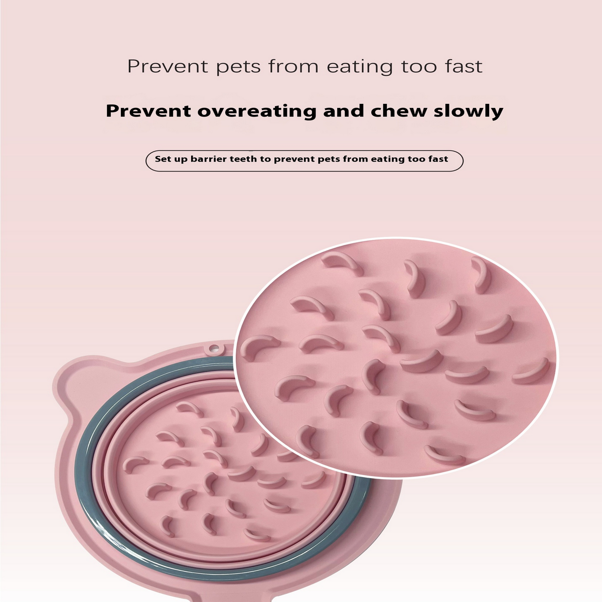 Foldable Anti-Gulp Pet Bowl for Dogs & Cats_CWMM7162