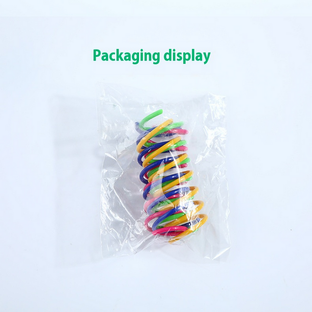 Jumping Spring Toy for Cats – Colorful & Fun_CWMM7178
