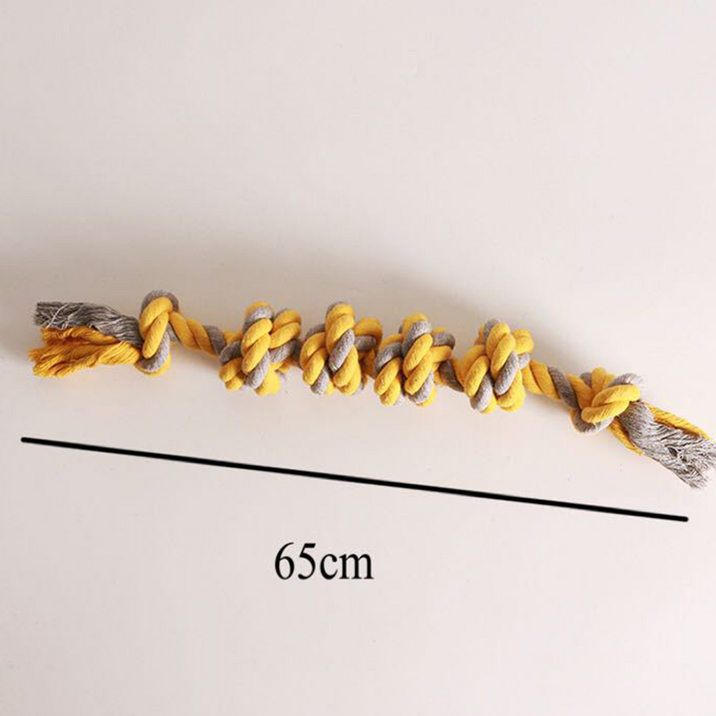 Heavy Duty Dog Toy – 6 Knot Chew Rope_CWMM8075